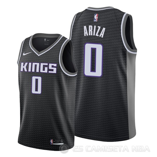 Camiseta Trevor Ariza #0 Sacramento Kings Statement Negro - Haga un click en la imagen para cerrar